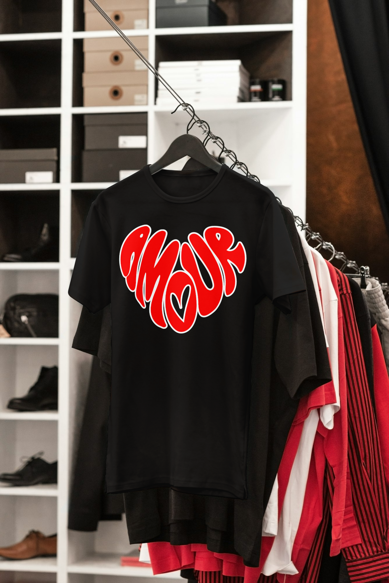 Amour Heart | Graphic Tee | French-Inspired Love You Can Wear