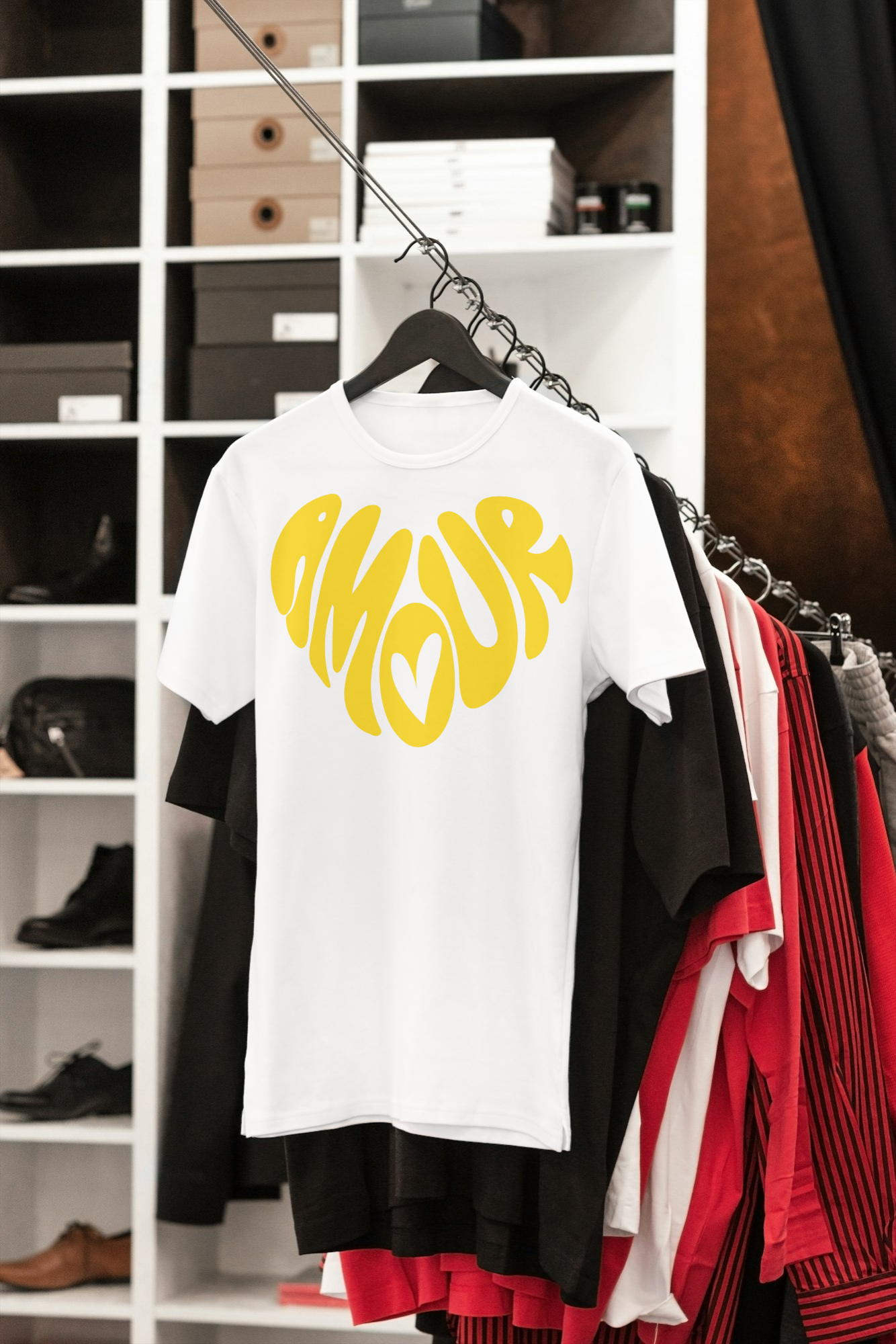 Amour Heart | Graphic Tee | French-Inspired Love You Can Wear