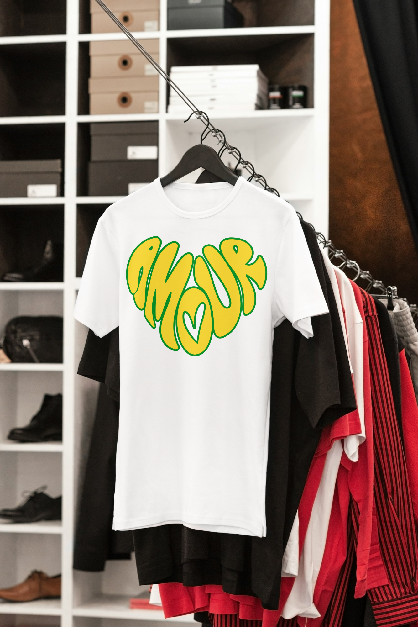 Amour Heart | Graphic Tee | French-Inspired Love You Can Wear