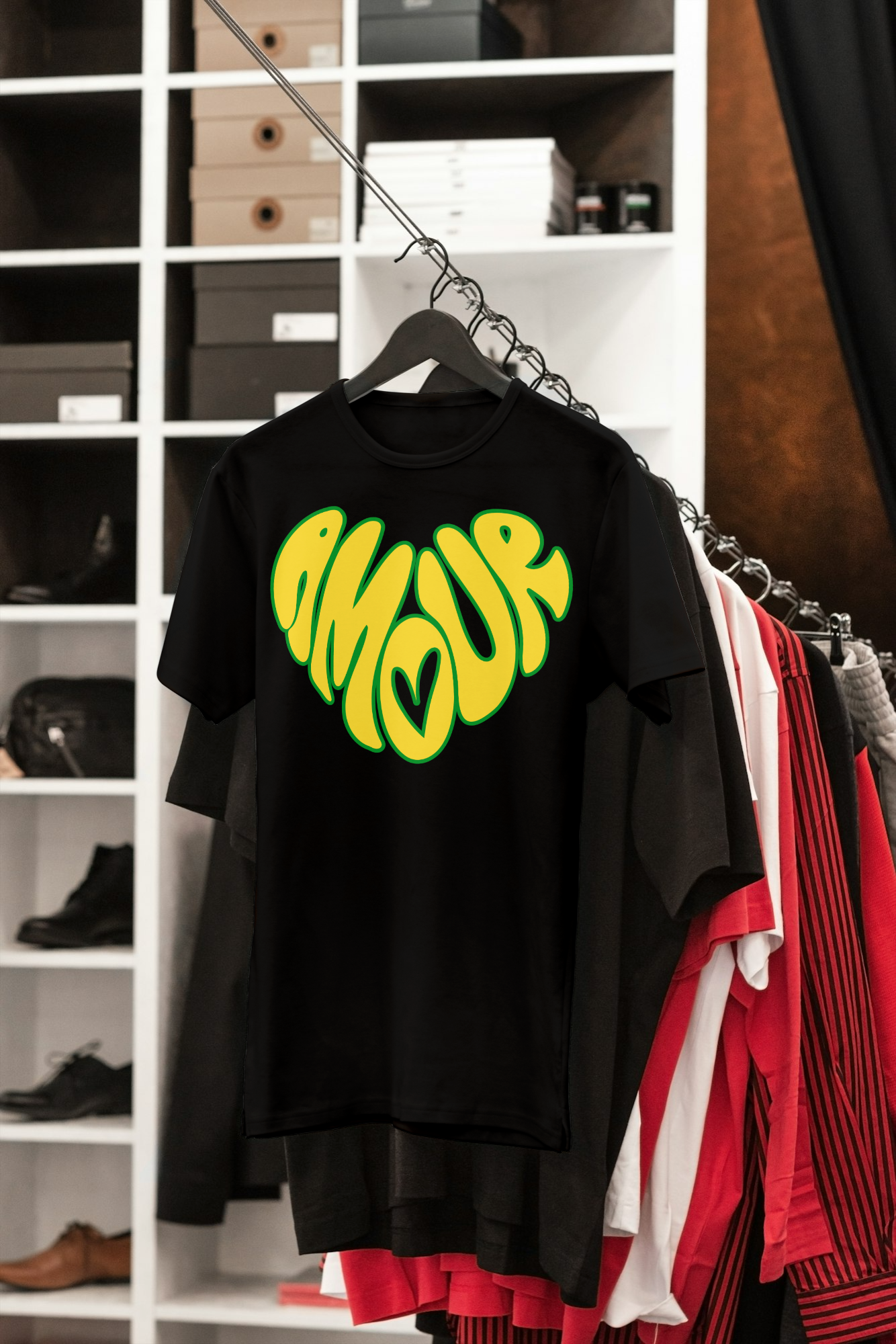 Amour Heart | Graphic Tee | French-Inspired Love You Can Wear