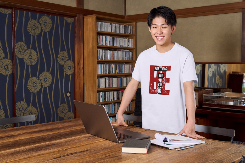 BE EVERYTHING YOU CAN BE-RED T-SHIRTS