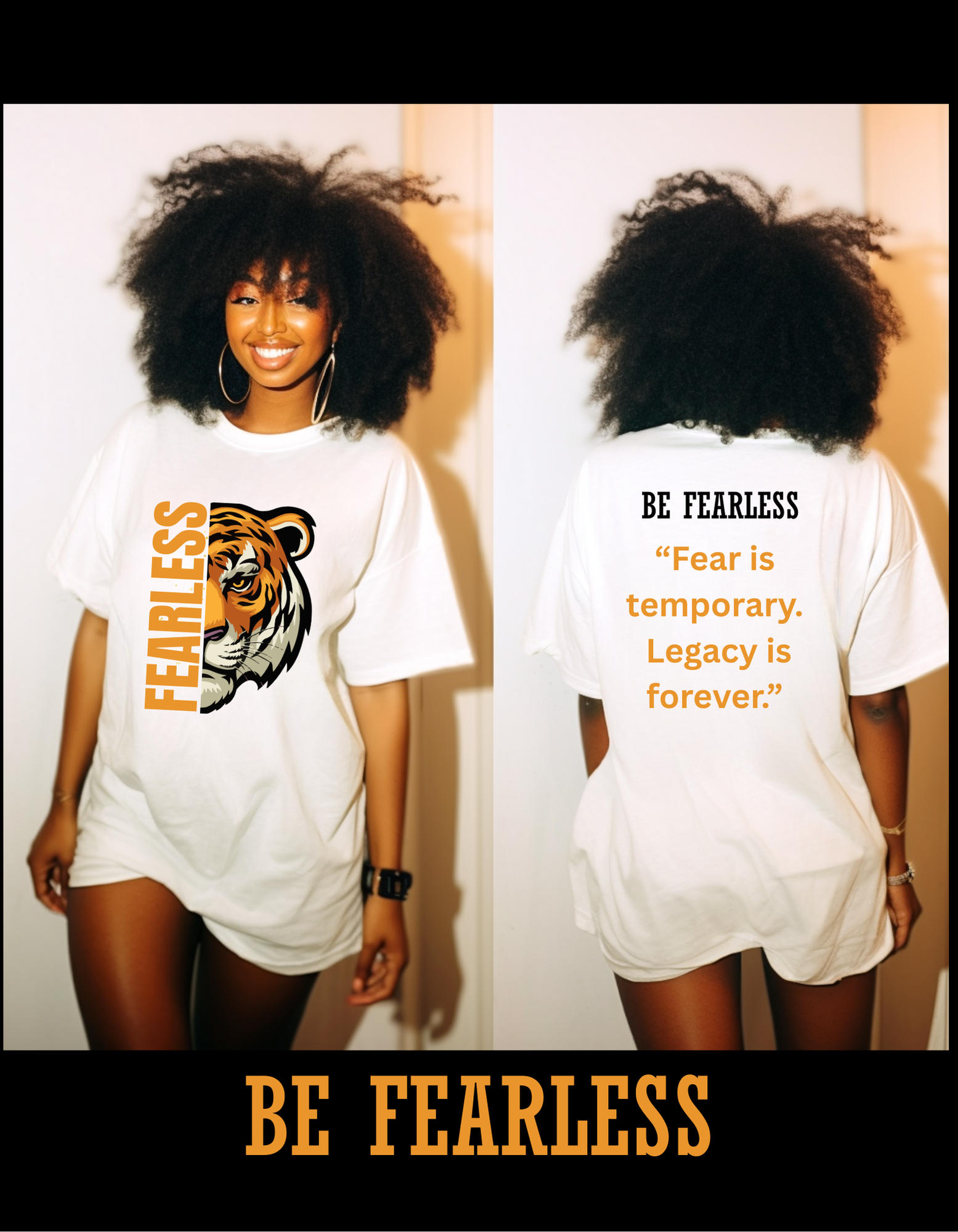 Fearless Tiger Tee / Hoodie