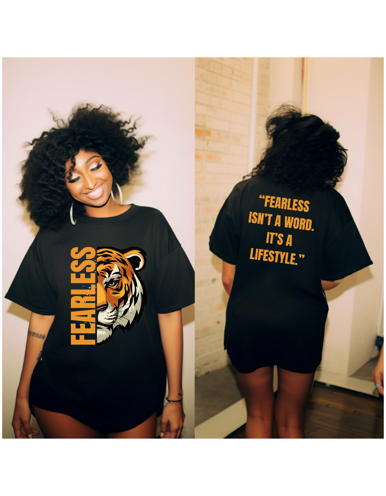 Fearless Tiger Tee / Hoodie