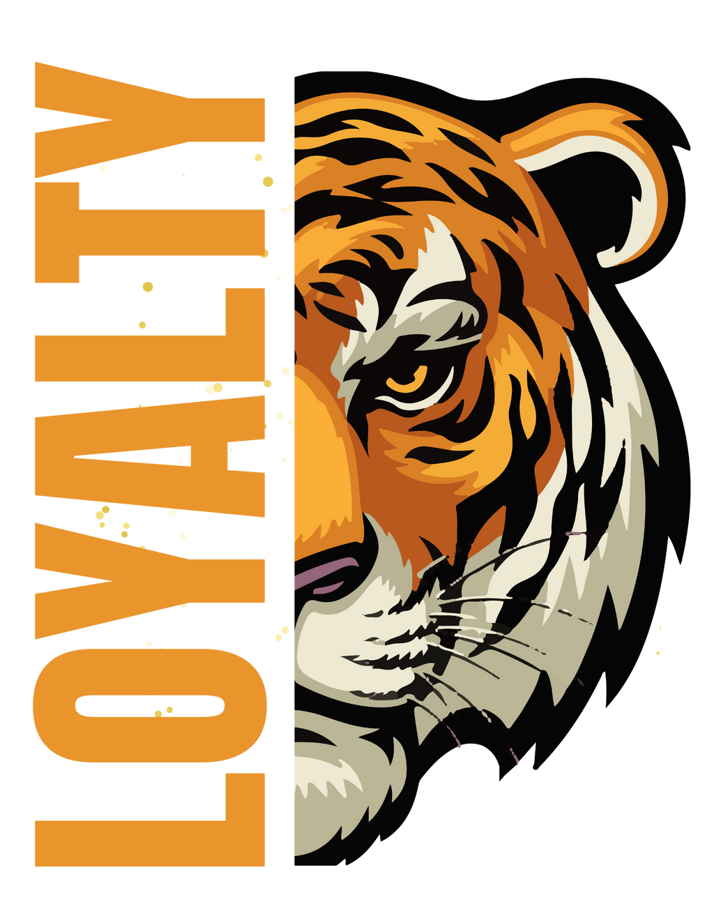 Tiger Mindset Series – 4 Design Bundle PNG (Transparent Background)