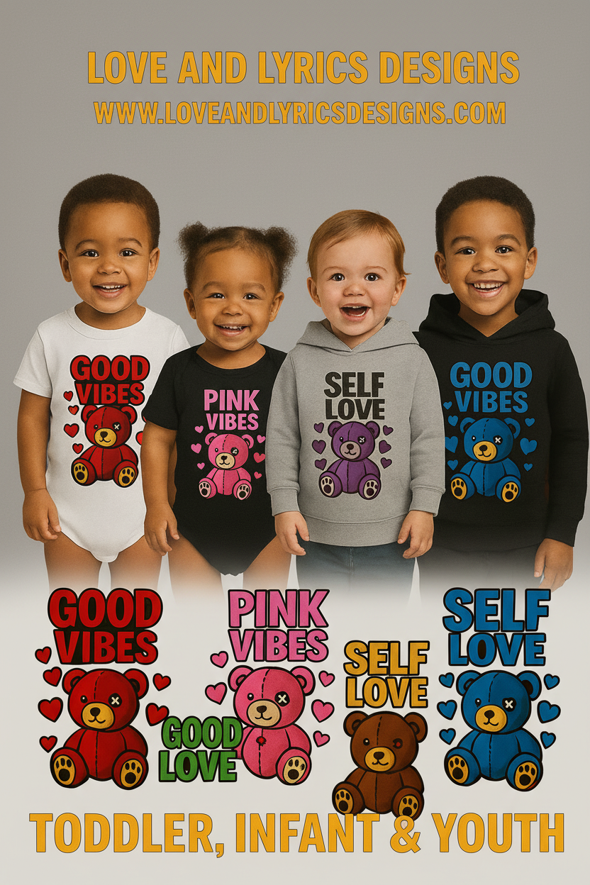 Teddy Vibes™ Infant Onesie — Love & Lyrics Designs