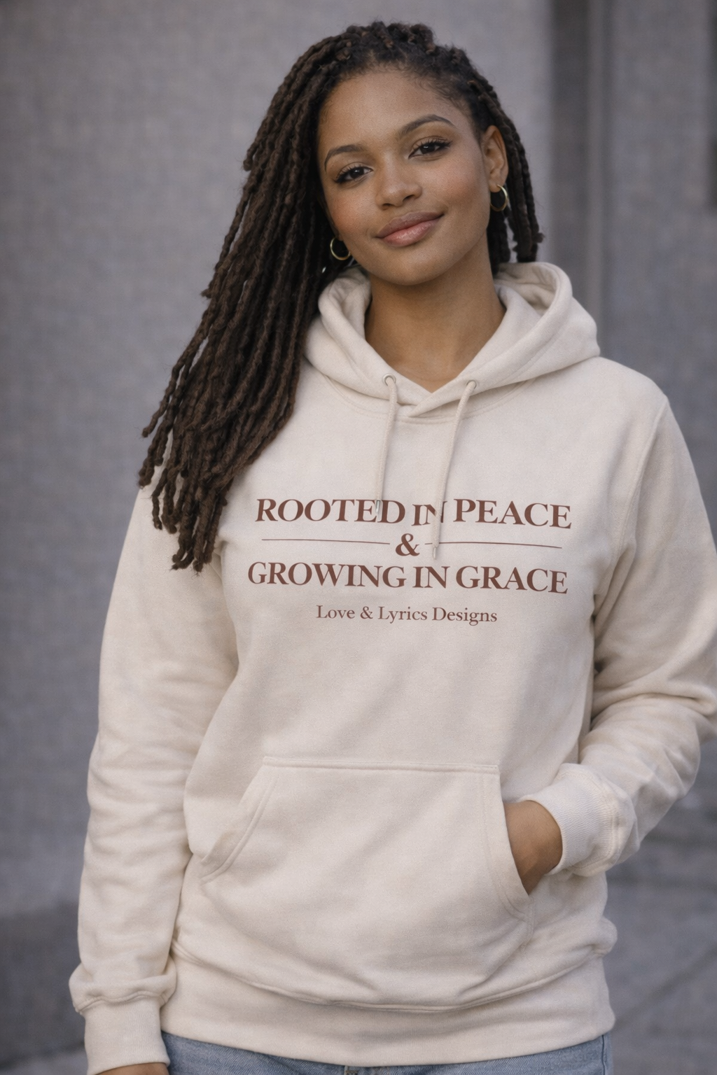 ROOTED™ Comfort Hoodie — Cream