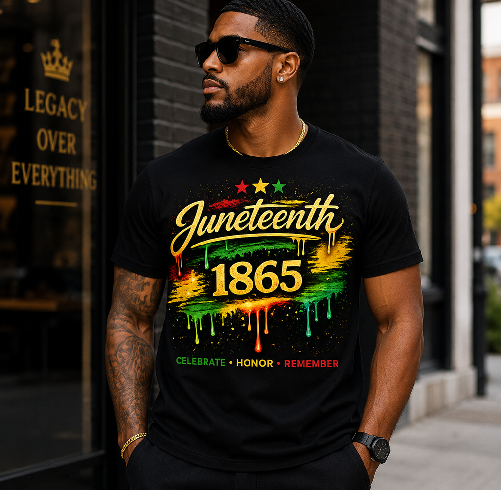 Juneteenth 1865 Drip Edition™ Tee