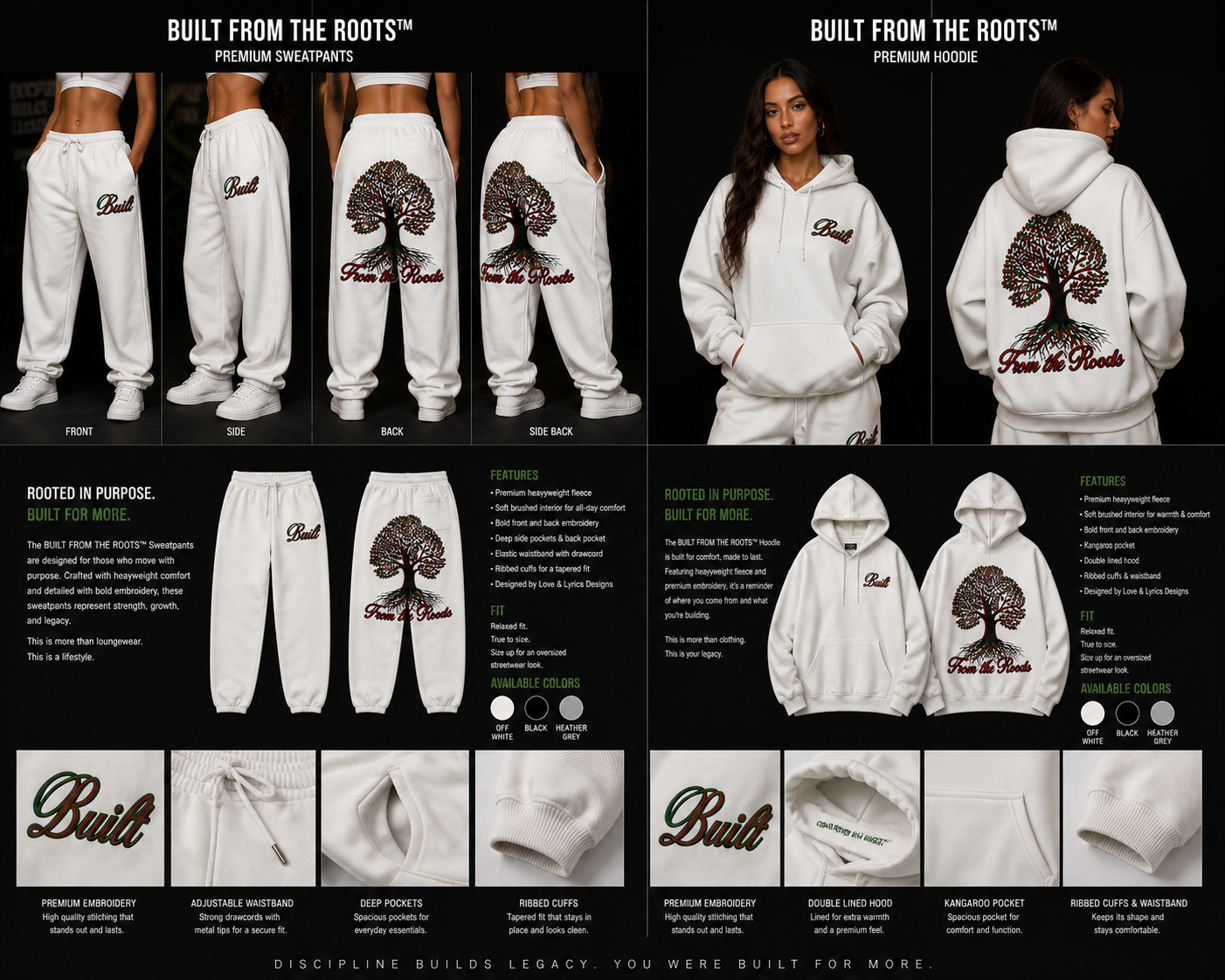 BUILT FROM THE ROOTS™ Performance Sweatpants