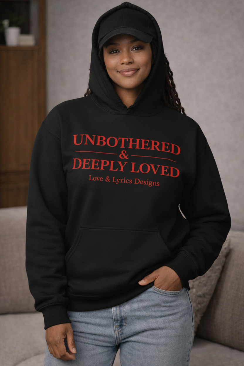 UNBOTHERED™ Essential Hoodie — Black