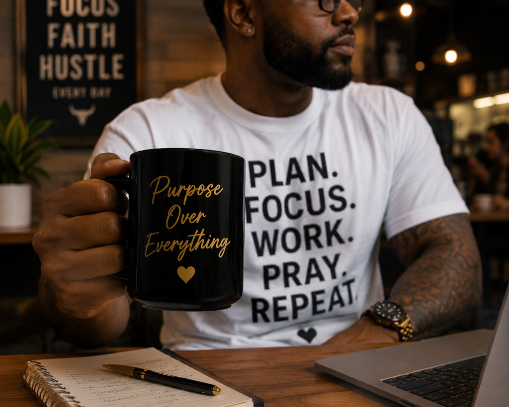 Purpose Over Everything™ Motivational Coffee Mug