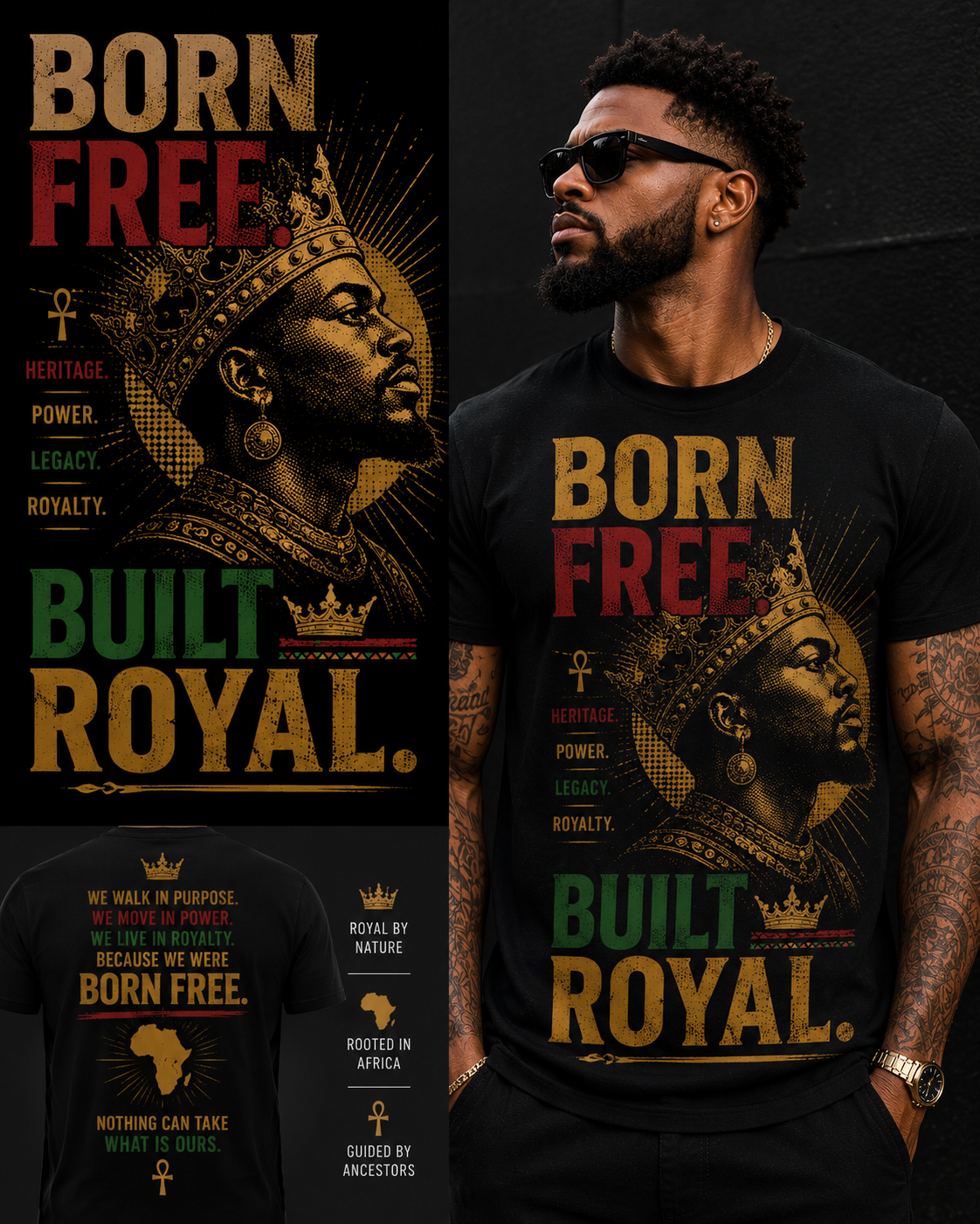BORN FREE. BUILT ROYAL™ SIGNATURE TEE