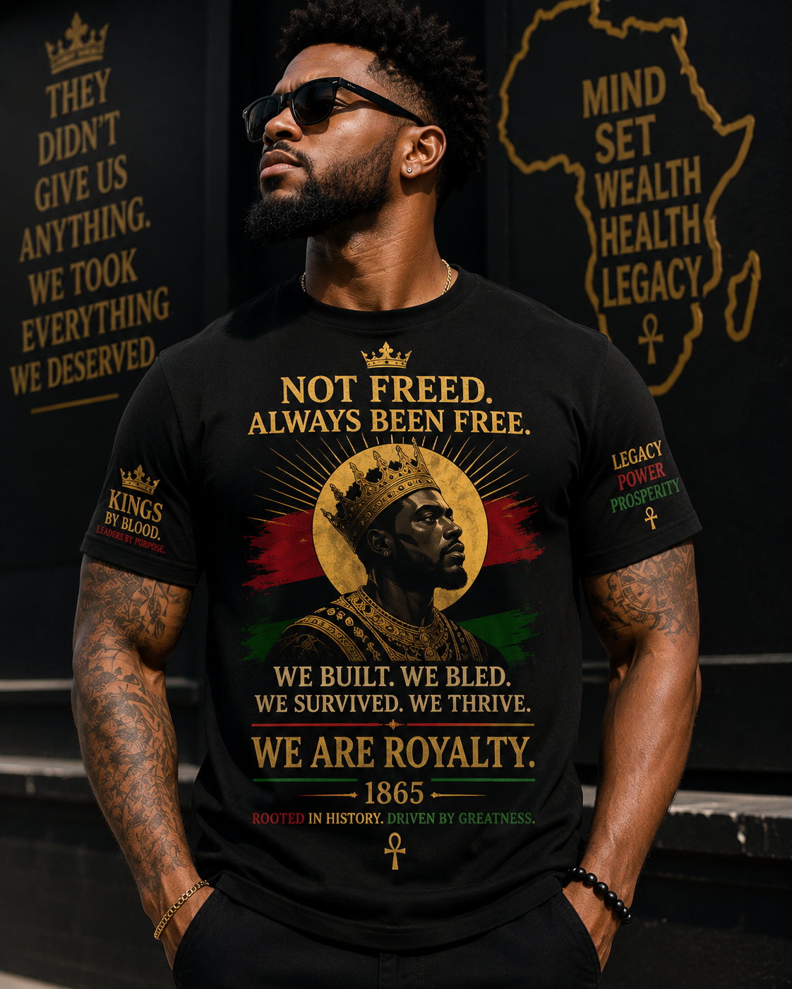 WE WERE BORN FREE™ ROYALTY TEE