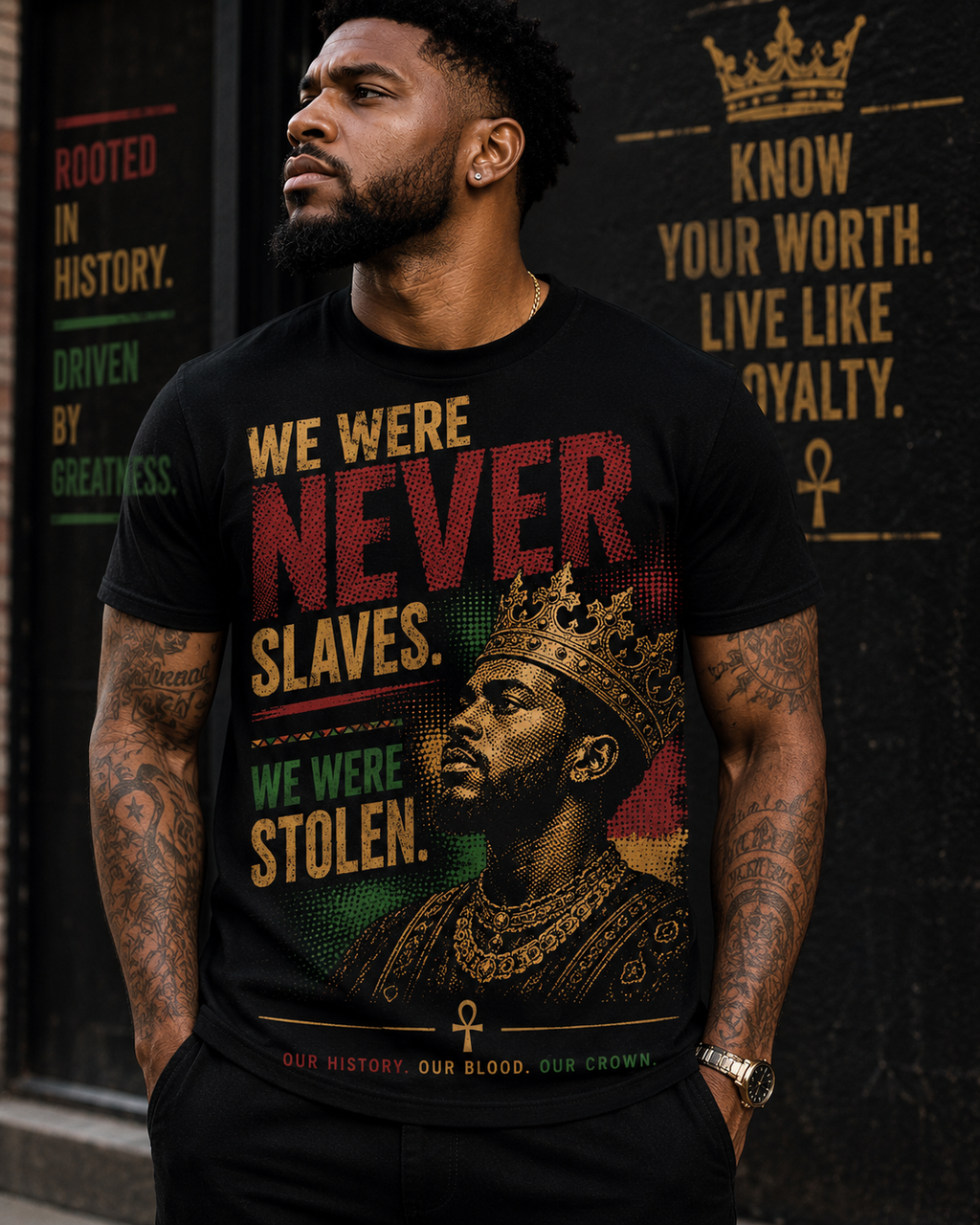 WE WERE BORN FREE™ ROYALTY TEE