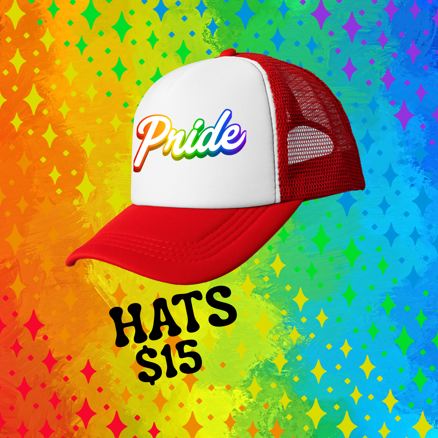 “Pride Drip Trucker Hats” – Limited Edition