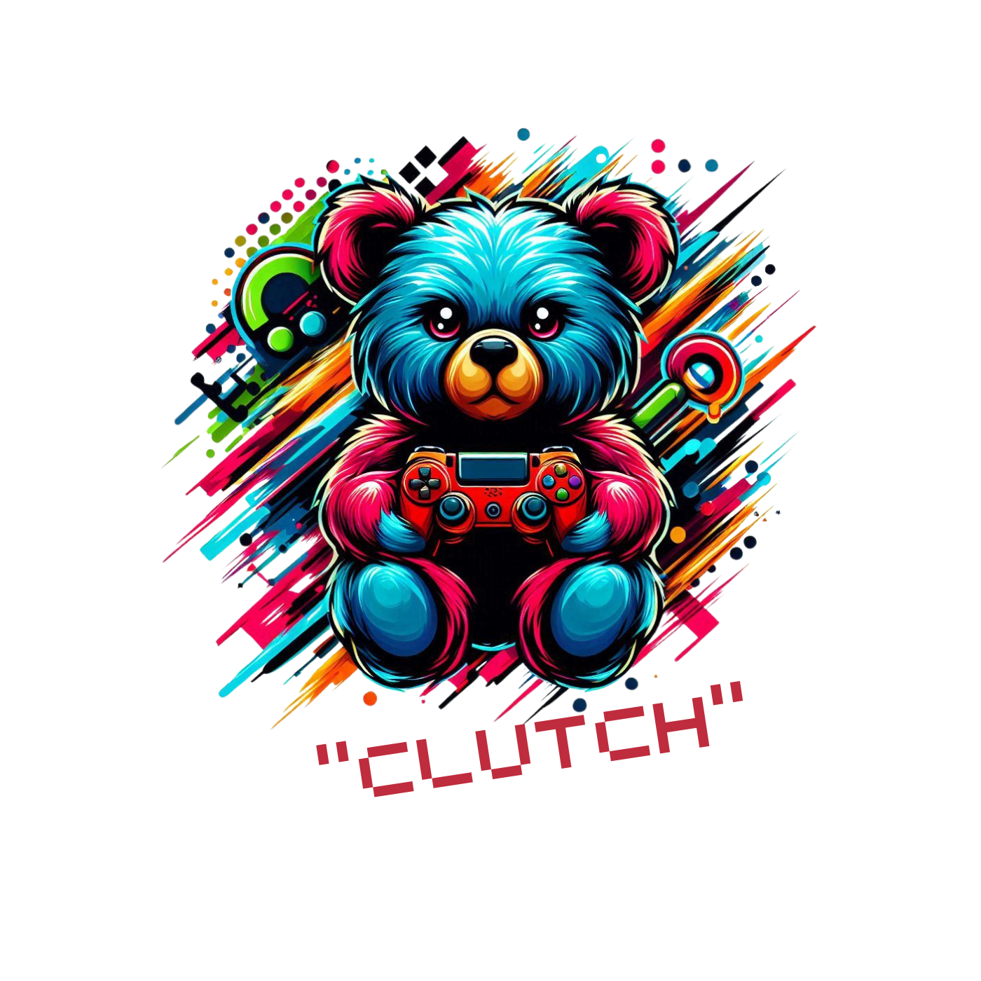 "Clutch Mode – Gamer Bear Tee" 🎮🐻