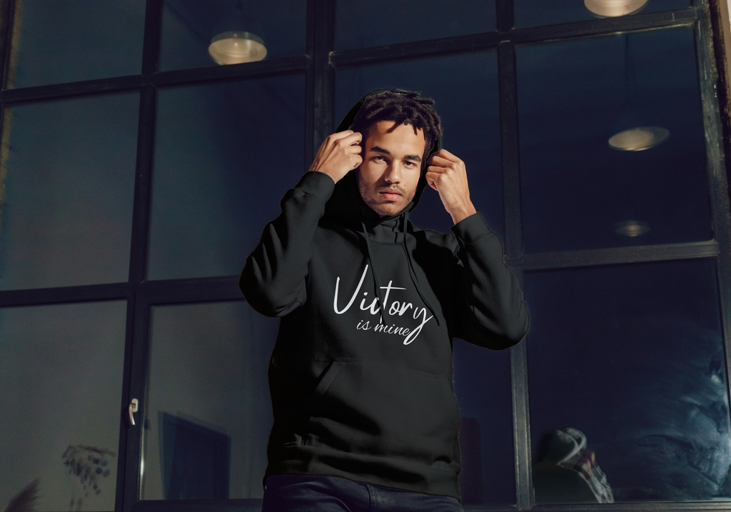 Victory Is Mine | Premium Hoodie | Front & Back | Claim It Every Day