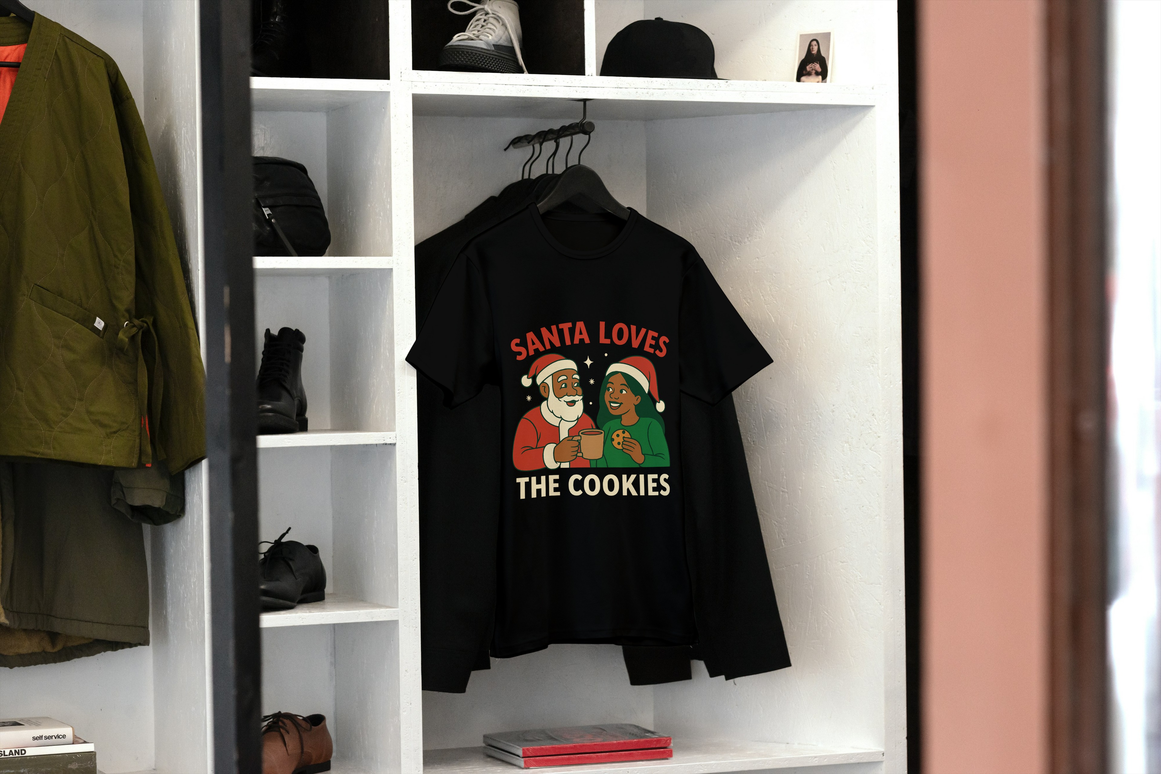 Santa Loves the Cookies Tee