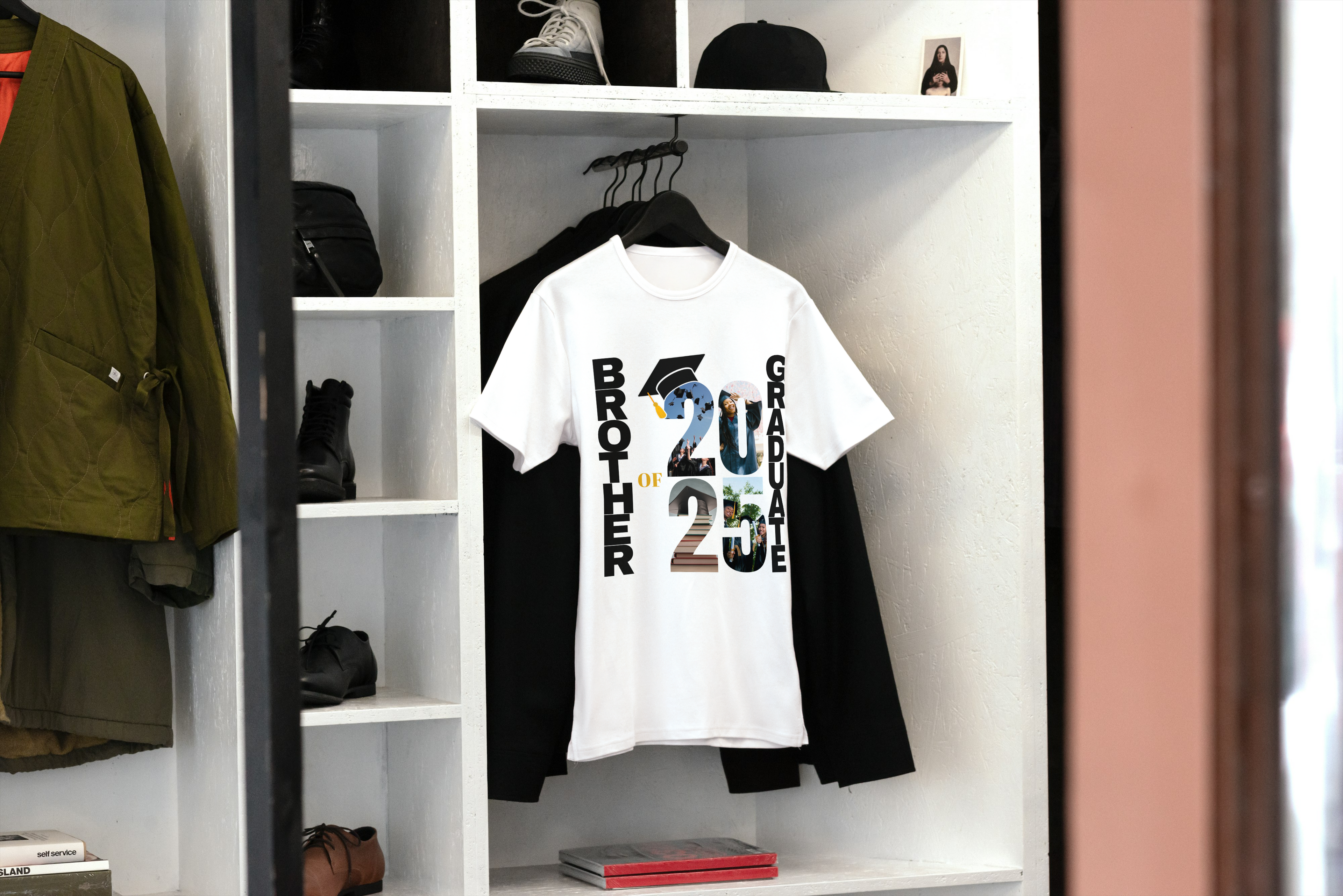 "Proud of Our Grad 2025" Custom Family Photo Tee