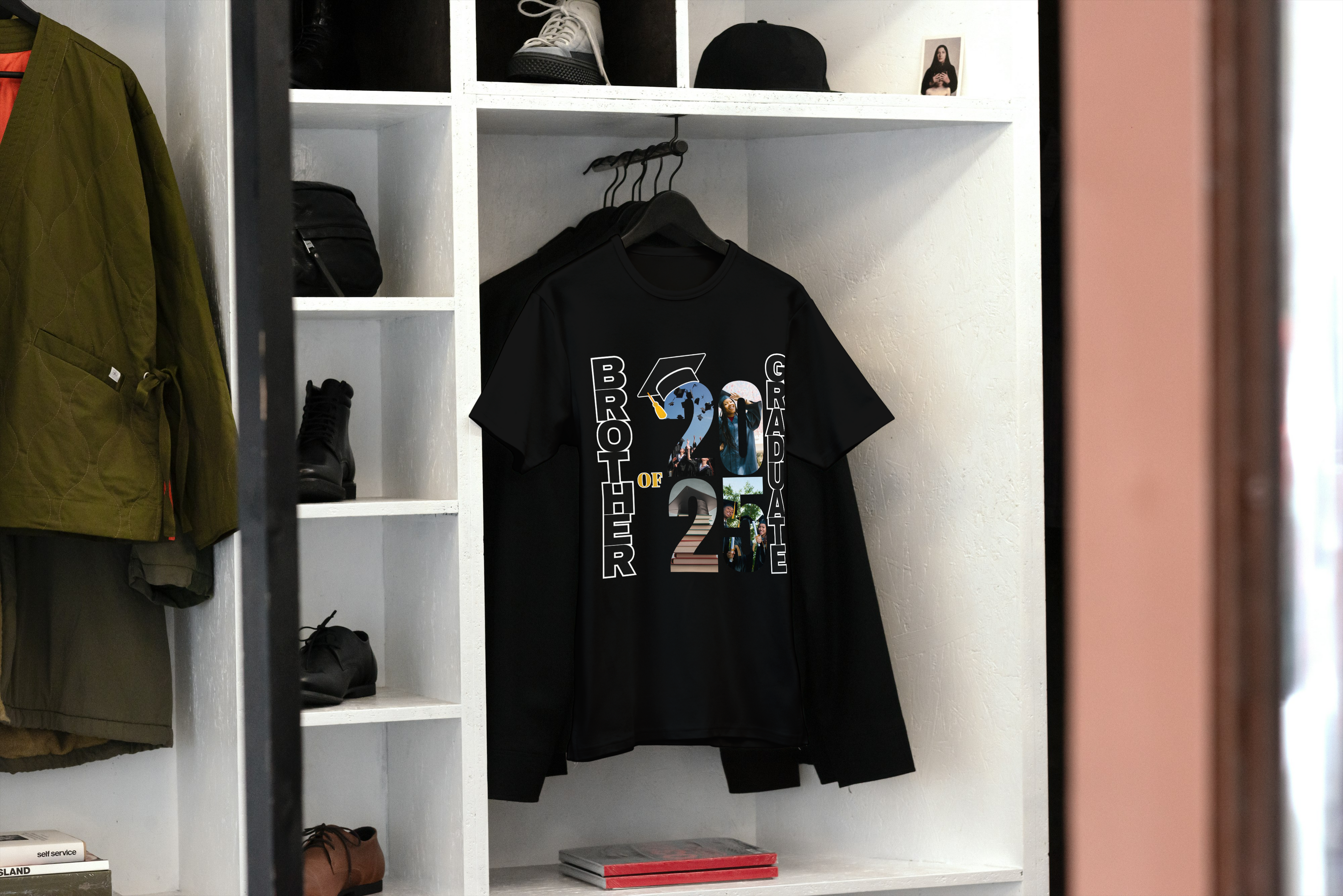 "Proud of Our Grad 2025" Custom Family Photo Tee