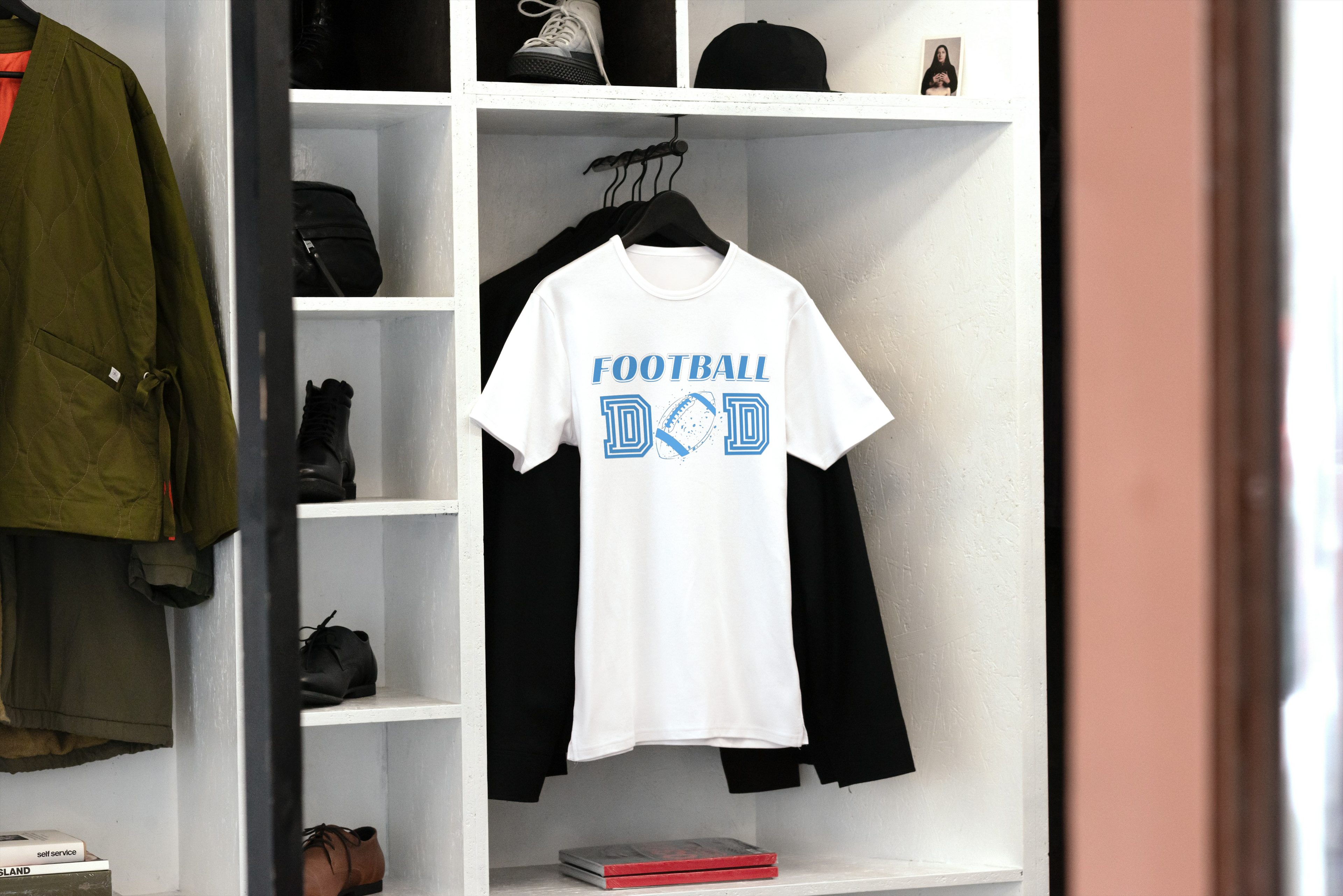 Gridiron Dad Tee BLUE
