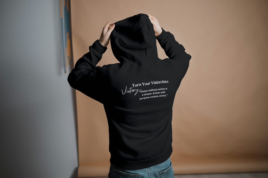 Victory Is Mine | Premium Hoodie | Front & Back | Claim It Every Day