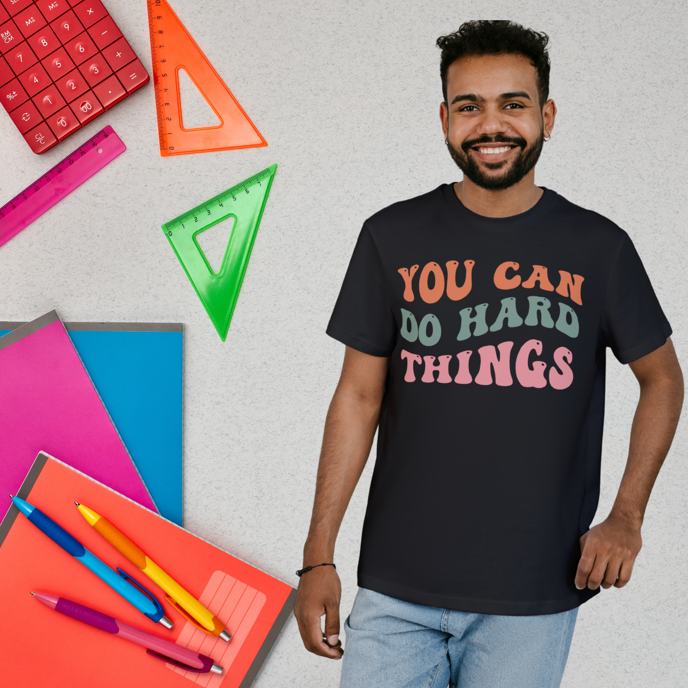 "You Can Do Hard Things" Motivational Tee