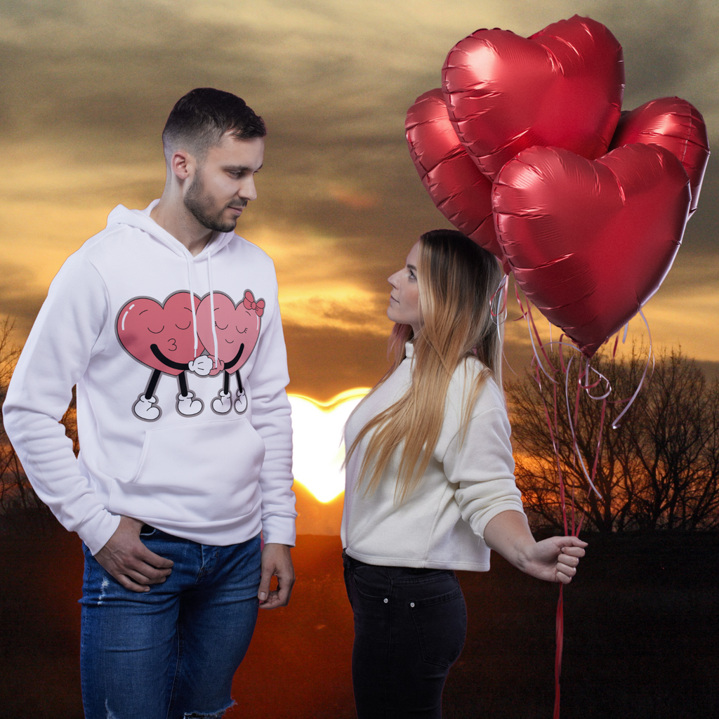 Love Connection | Couples Premium Hoodie | Cozy Together, Stylish Together