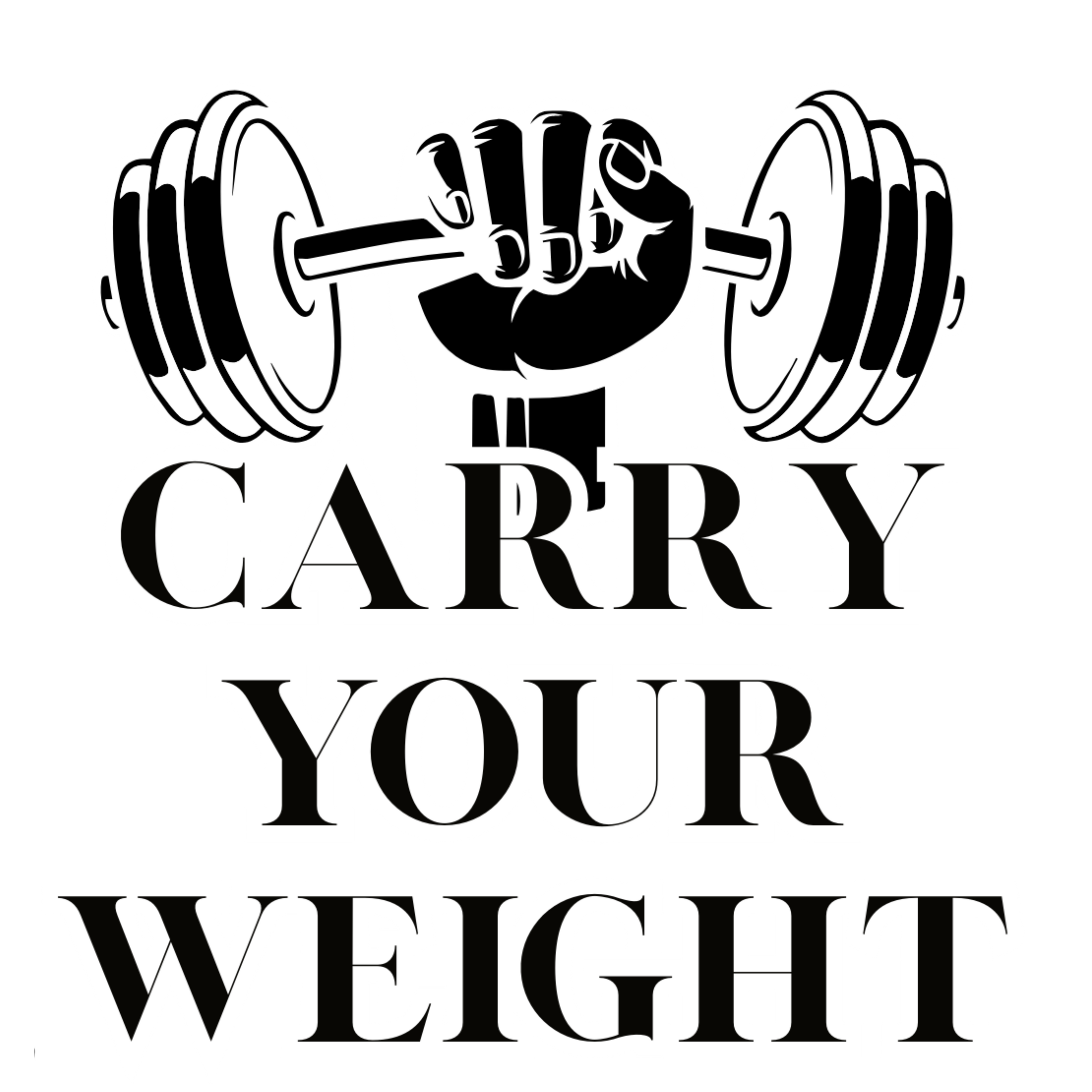 Carry Your Weight – 2 Color Bundle PNG (Transparent Background)