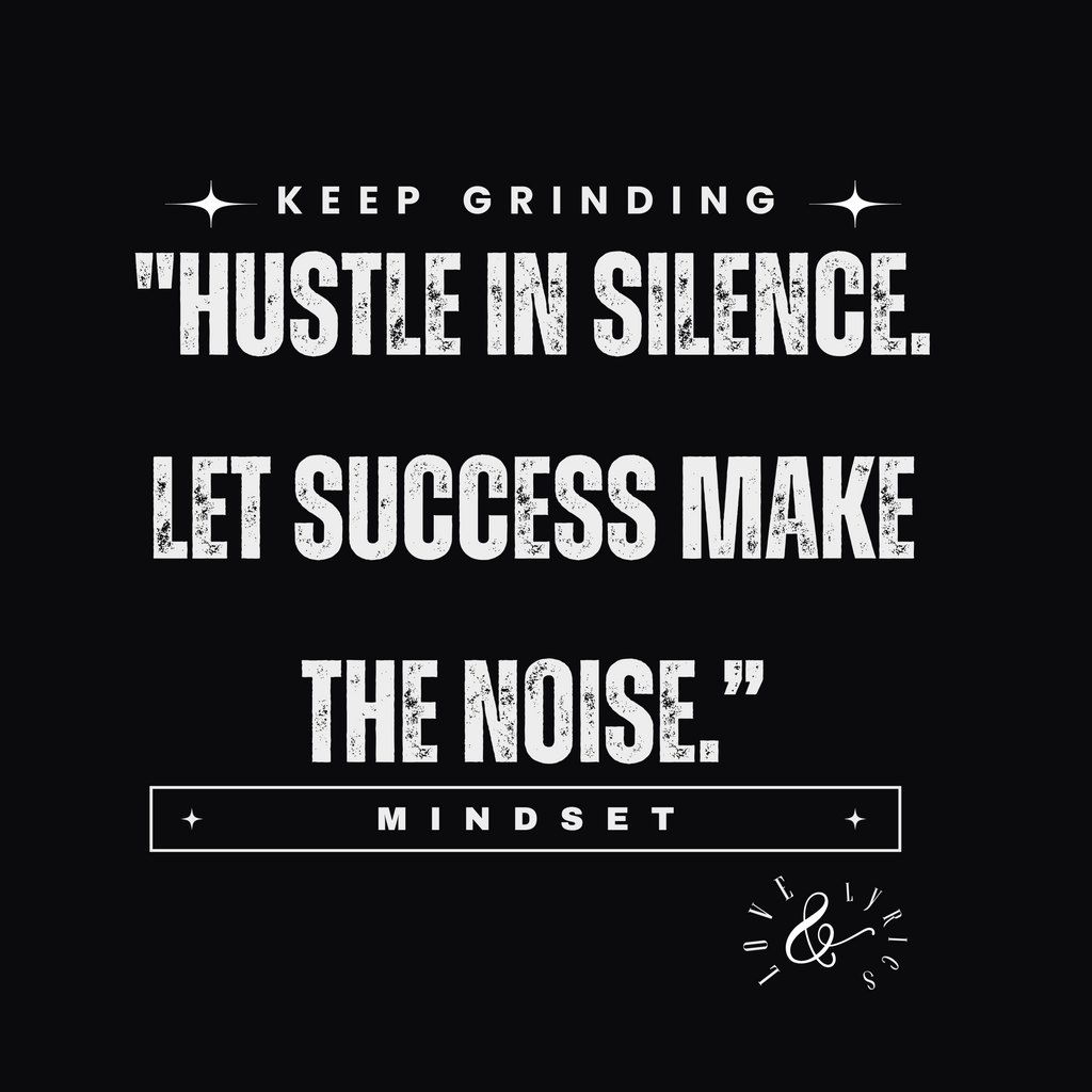 Hustle In Silence | Premium Sweatshirt | Let Success Make the Noise