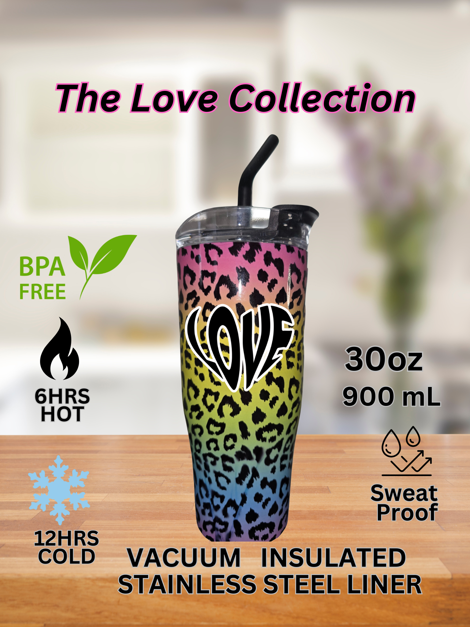 Animal of Love | Premium Tumbler | Keep Your Drink Cold & Your Love Warm