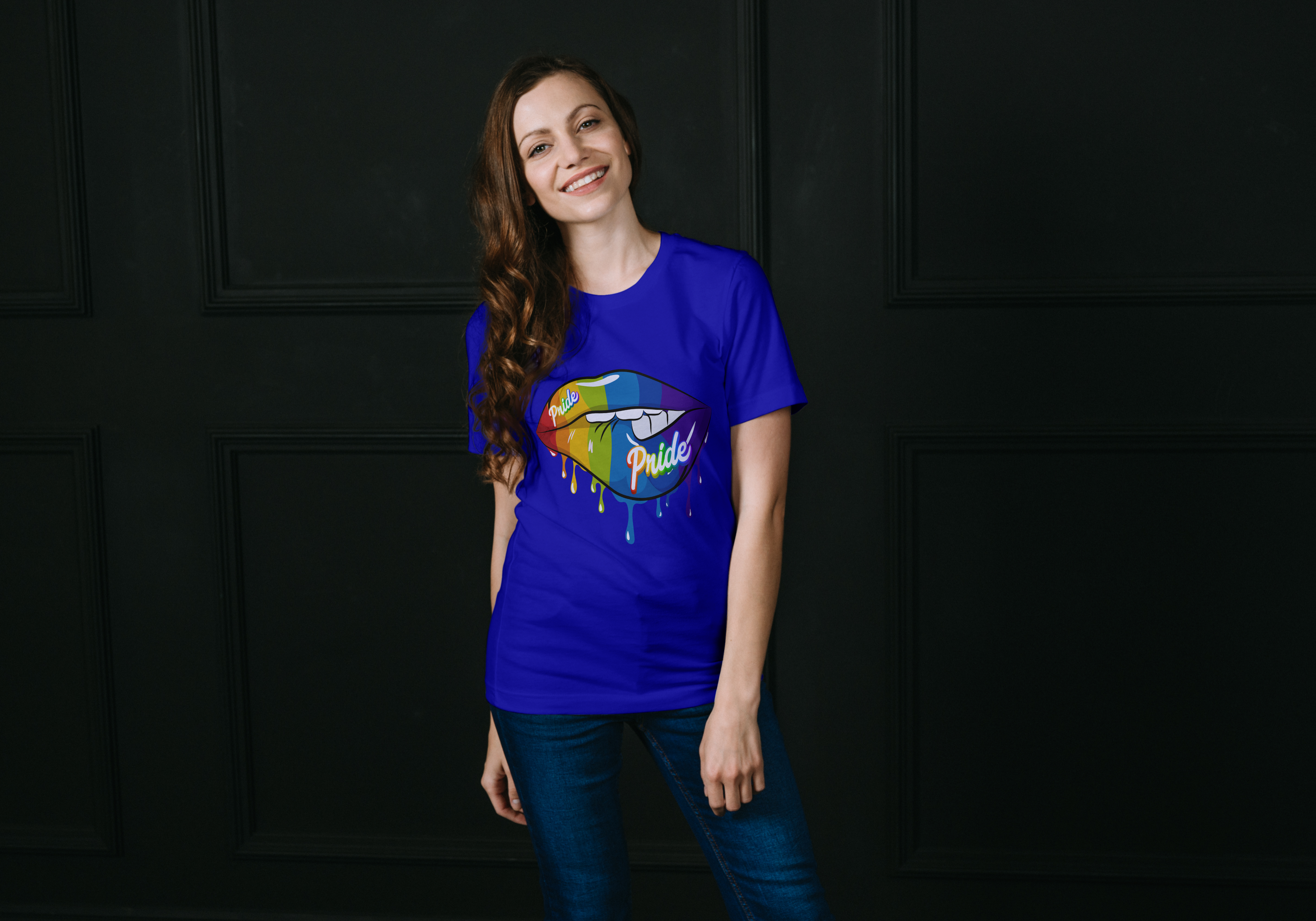 “Pride Drip Tee” – Unleash the Rainbow