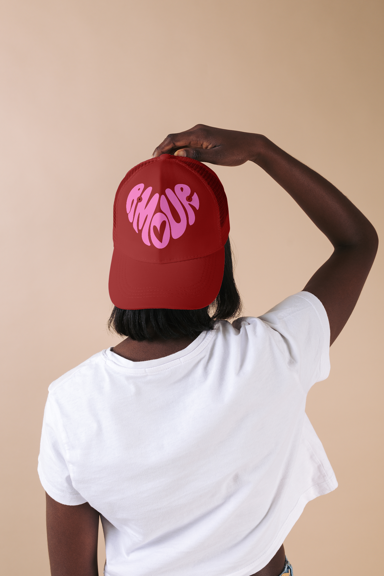 Amour Heart Hat | Premium Hat Collection | French-Inspired Love You Can Wear