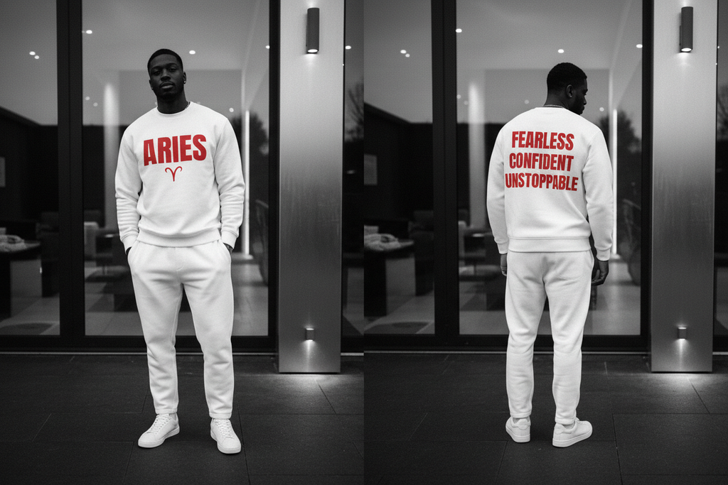 Aries Premium Crewneck Sweatshirt Mockup