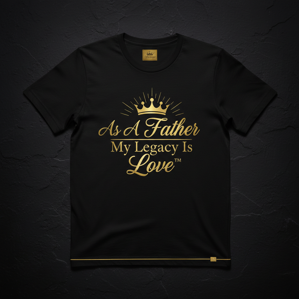 As A Father My Legacy Is Love™ T-Shirt