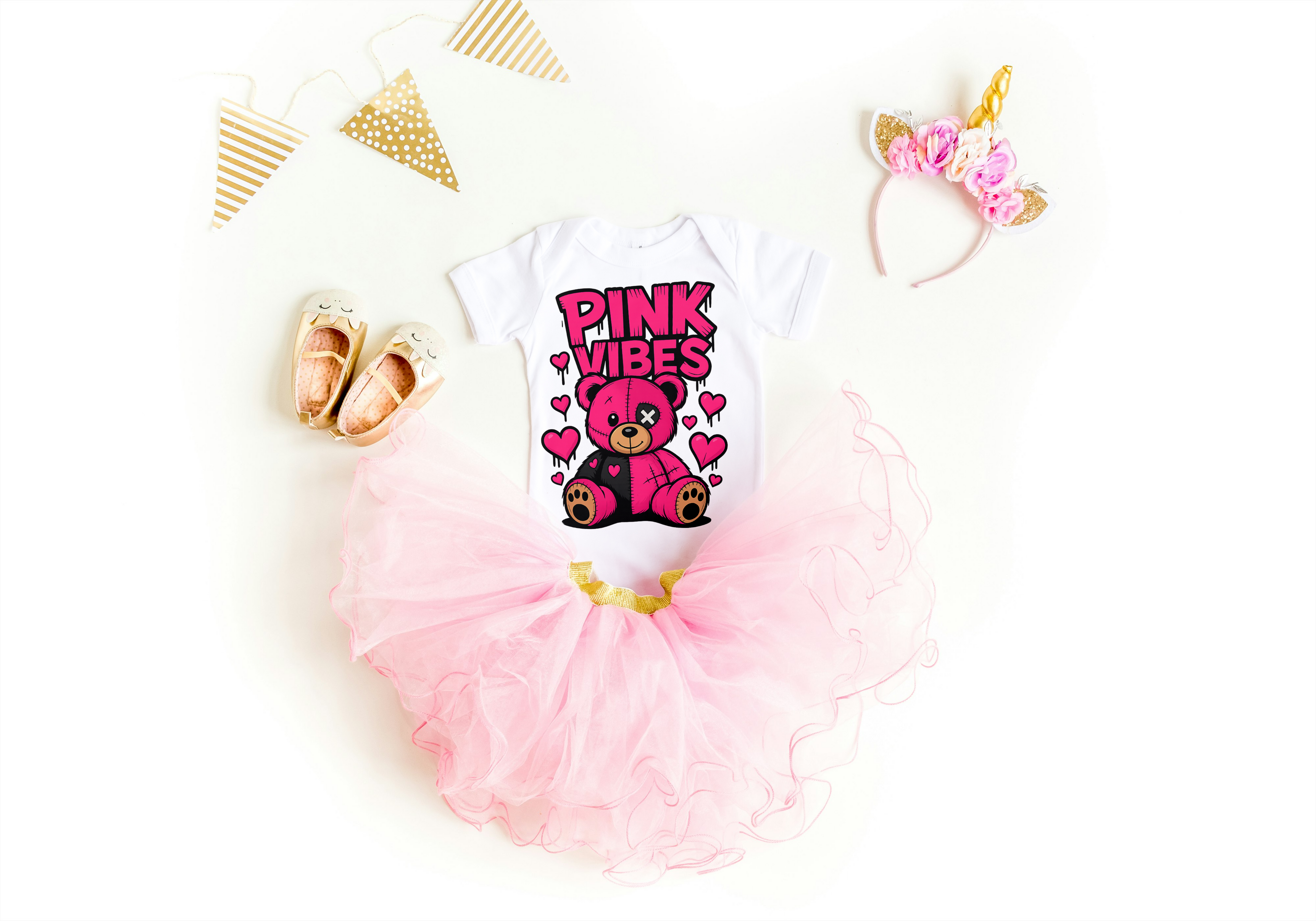 Teddy Vibes™ Infant Onesie — Love & Lyrics Designs