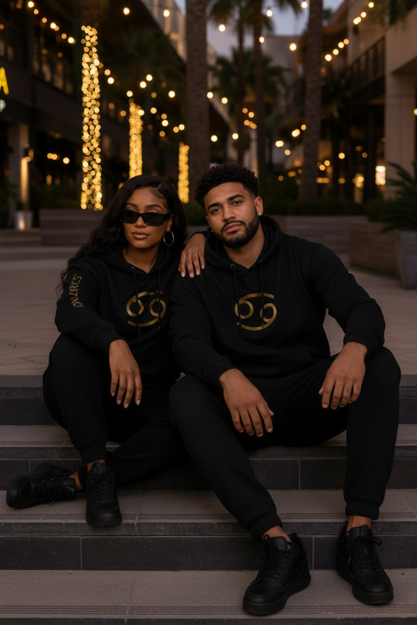 Couple seated lifestyle