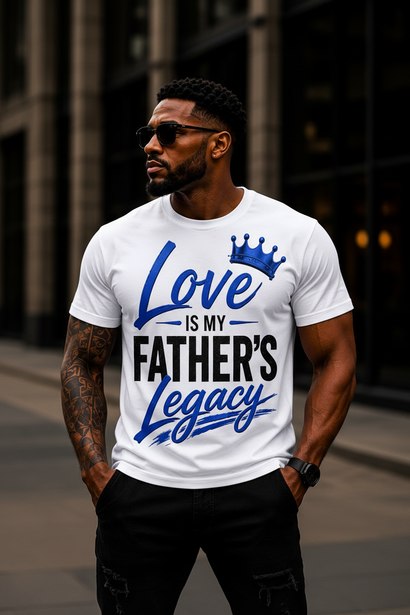 Love Is My Father's Legacy™ Royal Blue Edition | T-Shirt, Sweatshirt & Hoodie