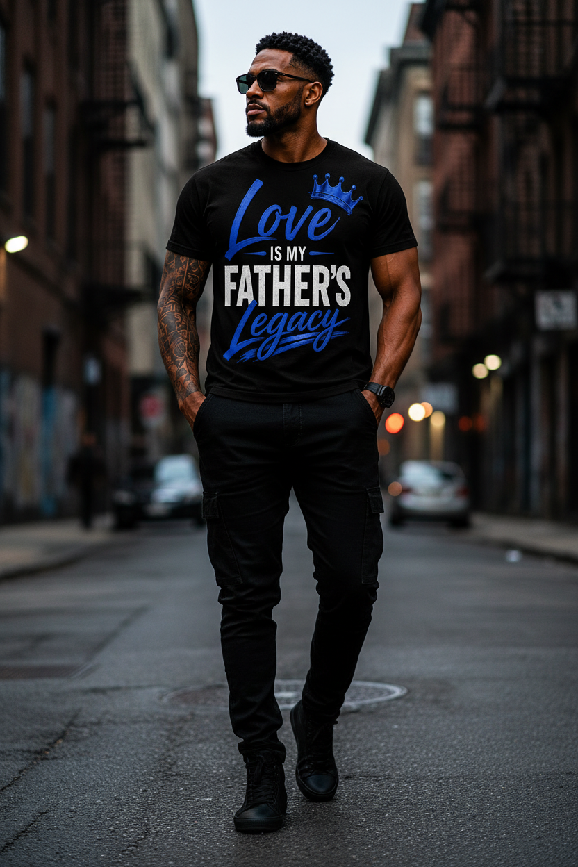 Love Is My Father's Legacy™ Royal Blue Edition | T-Shirt, Sweatshirt & Hoodie