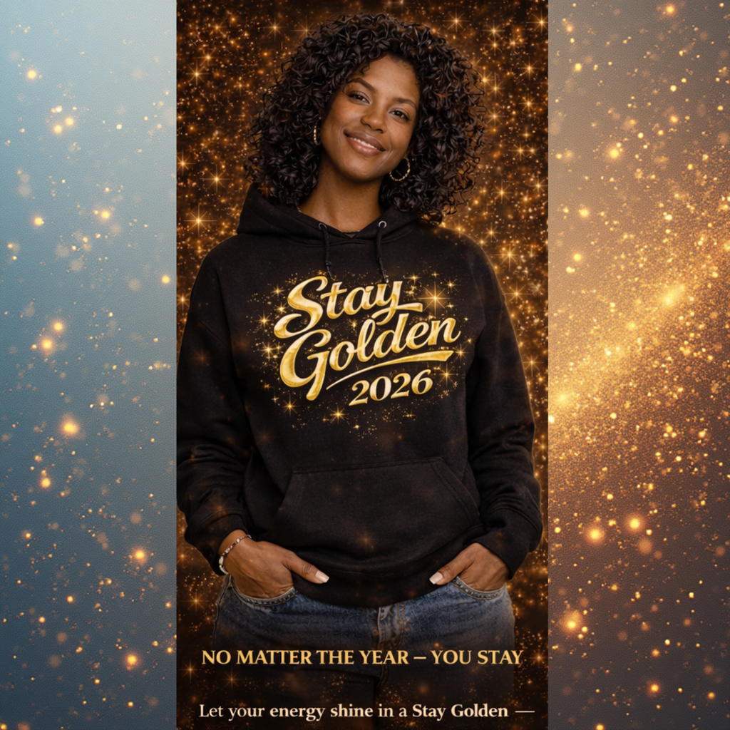 Stay Golden™ 2026 Retro Luxe Hoodie