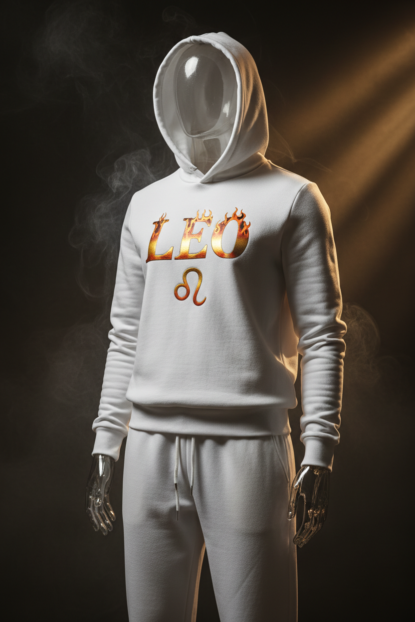 Leo Hoodie + Sweatpants Set - White