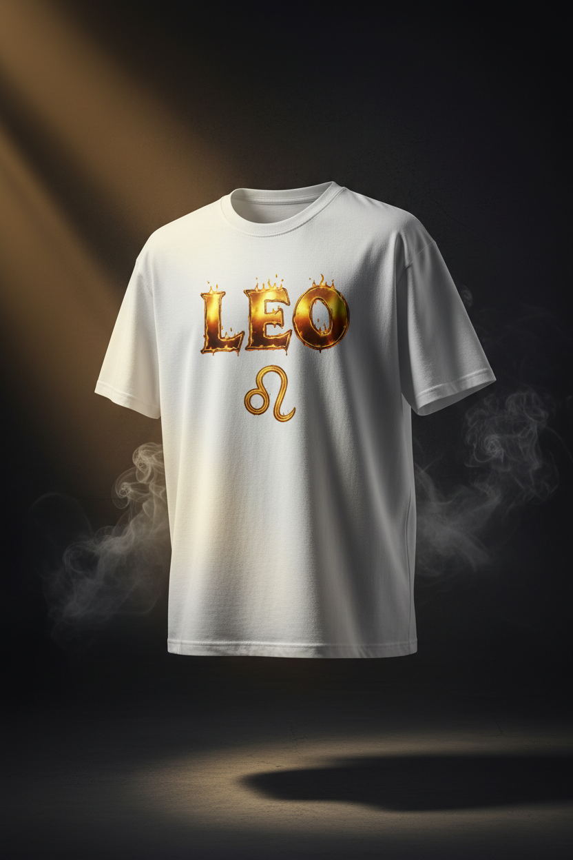 Leo Premium T-Shirt - White