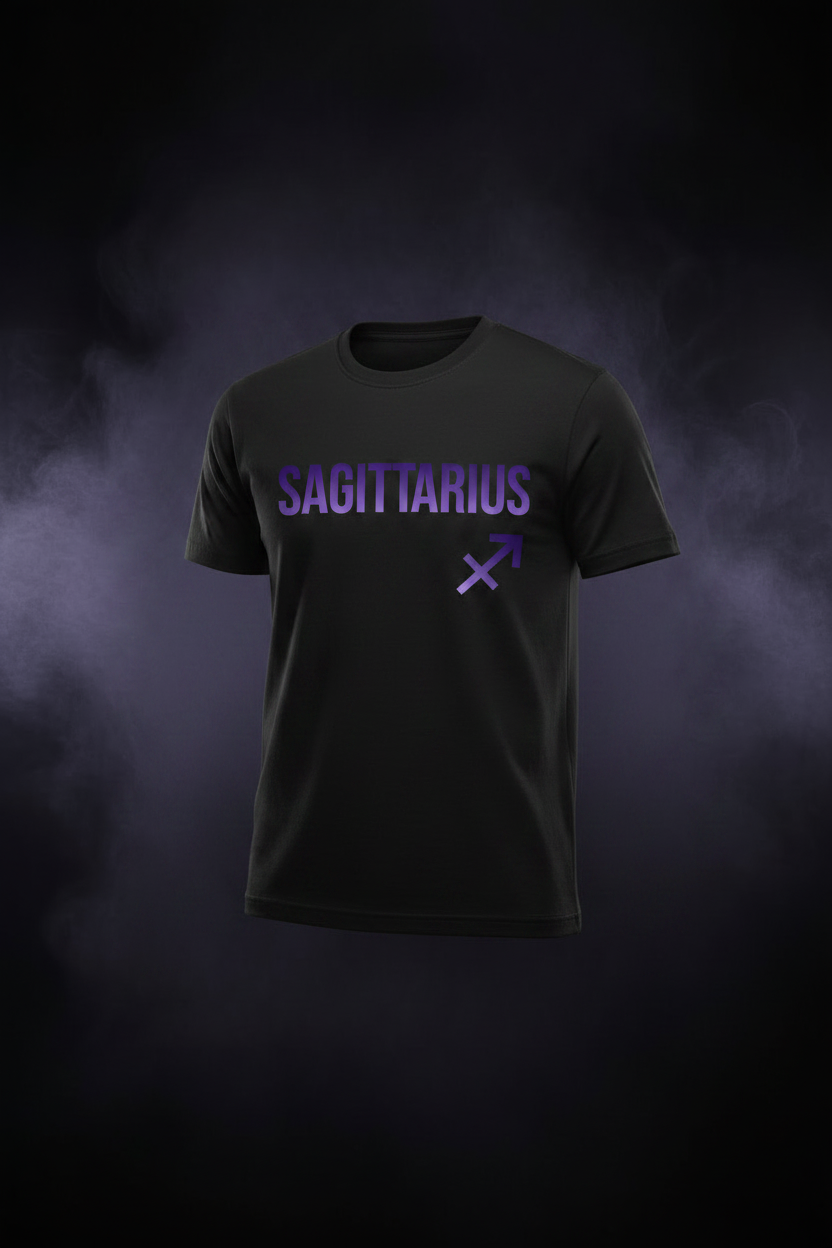 Sagittarius Premium T-Shirt Black