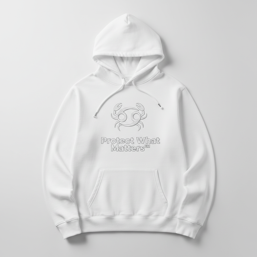 Cancer Premium Hoodie White