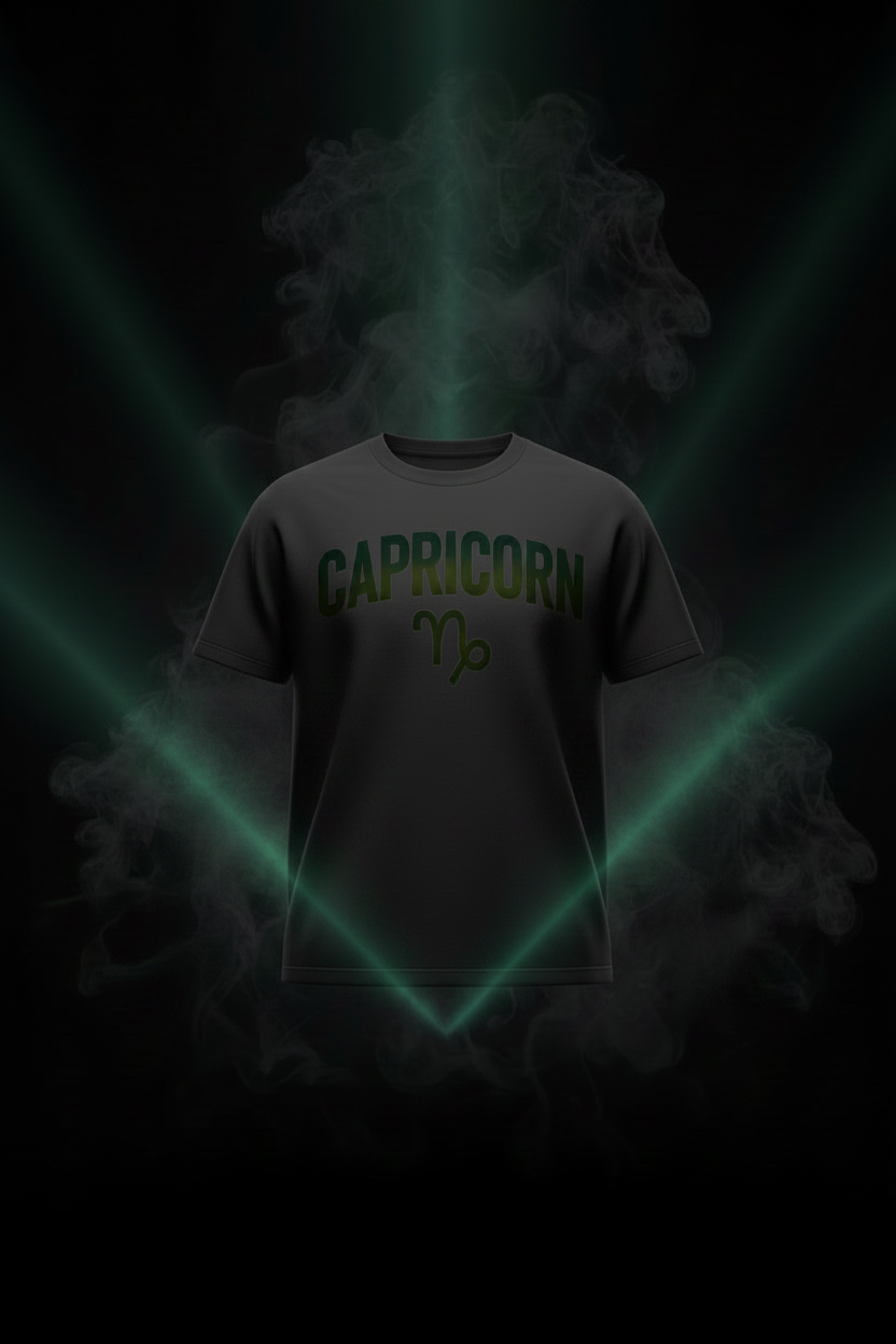 Capricorn Premium T-Shirt Black