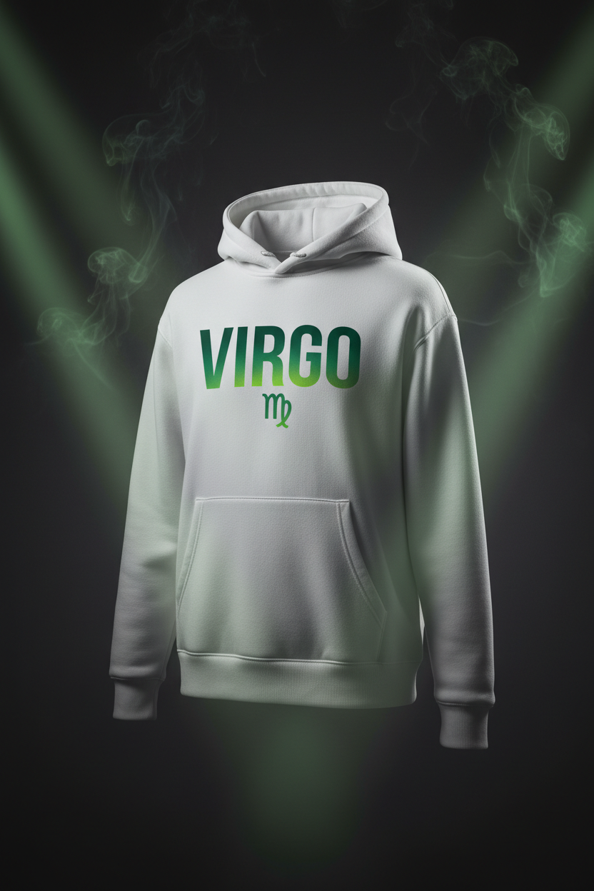 Virgo Premium Hoodie - White