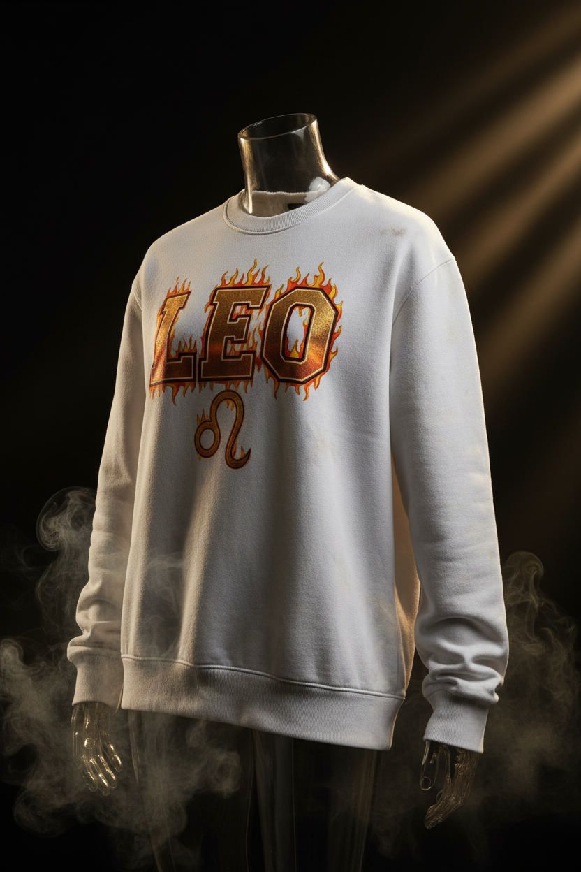 Leo Crewneck Sweatshirt - White