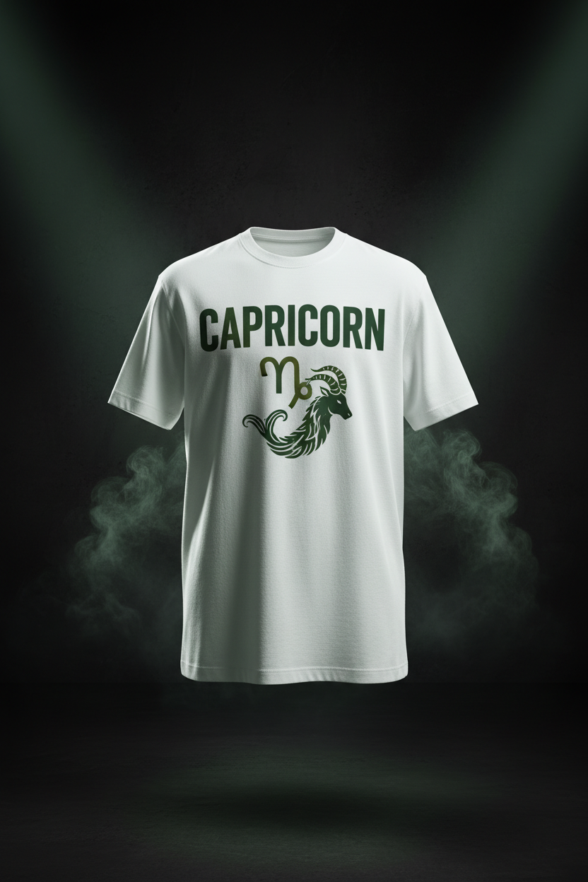 Capricorn Premium T-Shirt White