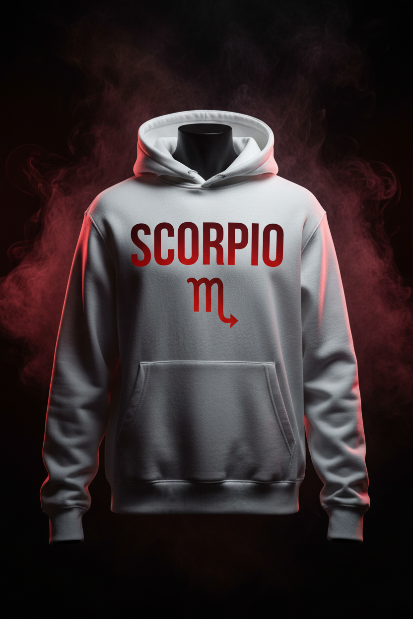 Scorpio Premium Hoodie White