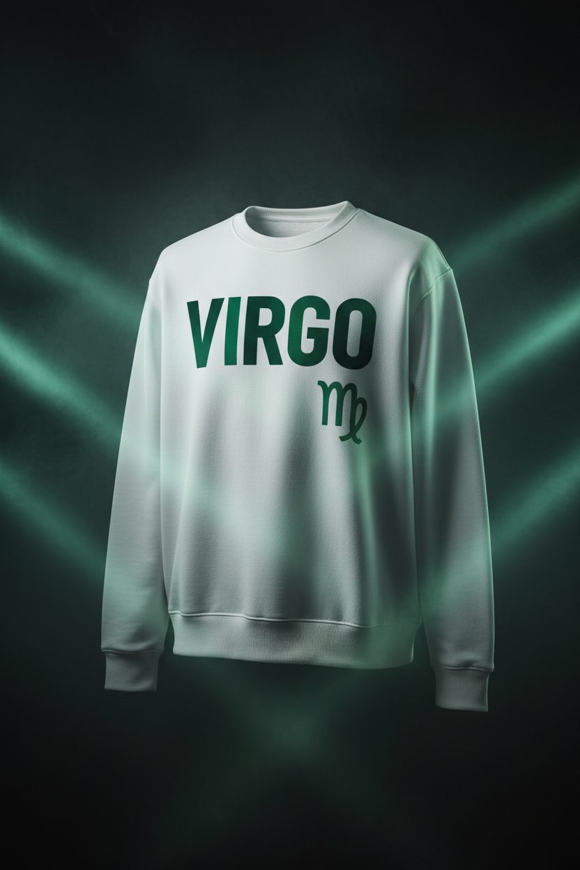 Virgo Crewneck Sweatshirt - White