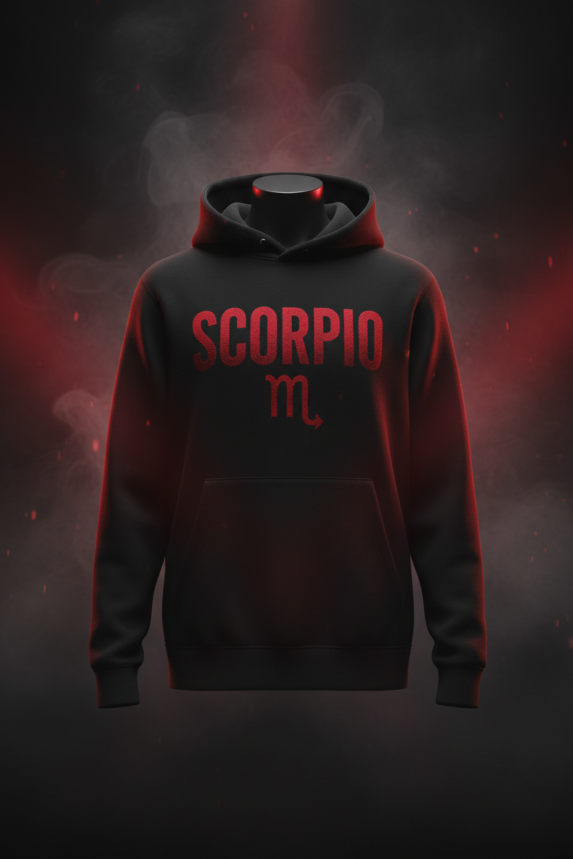Scorpio Premium Hoodie Black